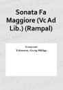 Sonata Fa Maggiore (Vc Ad Lib.) (Rampal)