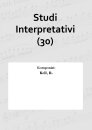 Studi Interpretativi (30)