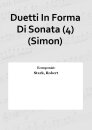 Duetti In Forma Di Sonata (4) (Simon)