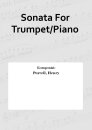 Sonata For Trumpet/Piano