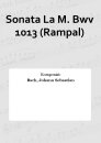 Sonata La M. Bwv 1013 (Rampal)