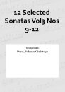 12 Selected Sonatas Vol3 Nos 9-12