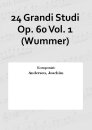 24 Grandi Studi Op. 60 Vol. 1 (Wummer)