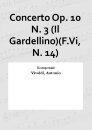 Concerto Op. 10 N. 3 (Il Gardellino)(F.Vi, N. 14)
