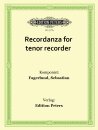 Recordanza for tenor recorder