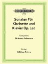 Sonaten F&uuml;r Klarinette und Klavier Op. 120