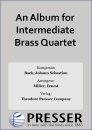 An Album for Intermediate Brass Quartet