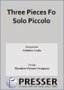 Three Pieces Fo Solo Piccolo