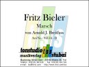 Fritz Bieler - Marsch
