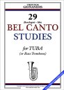 29 Bordogni-like Bel Canto Studies for Tuba