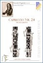 Capriccio Nr. 24 f&uuml;r 2 Klarinetten Druckversion